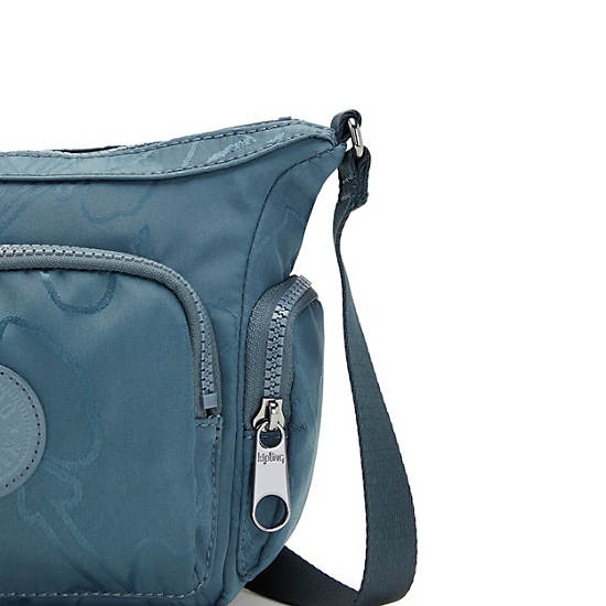 Torba Crossbody Kipling Gabbie Mini Printed Granatowe Szare | PL 2090FD